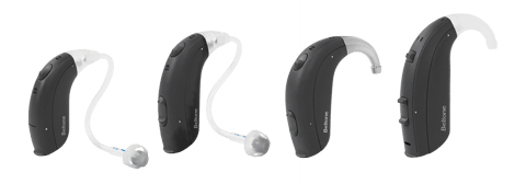Behind-in-Ear hearing aid style available for affordable hearing aids - Beltone