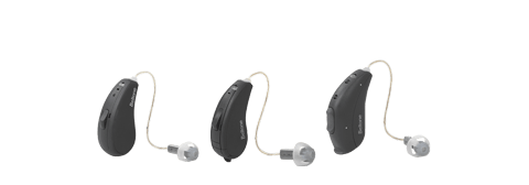 Receiver-in-Ear hearing aid style available for affordable hearing aids - Beltone