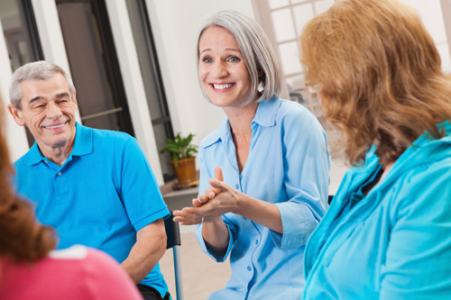 Hearing impairment support groups is a great way to find other people with hearing loss.