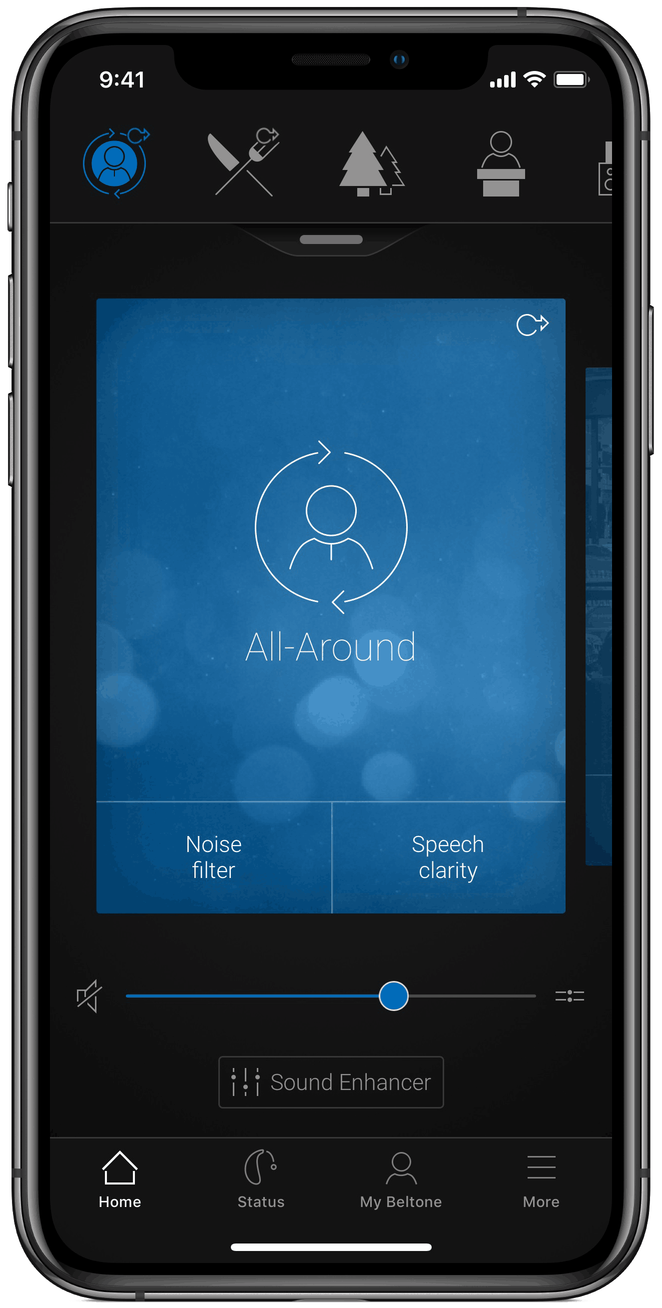 Con l'app HearPlus potrai controllare gli apparecchi acustici in modo semplice e intuitivo