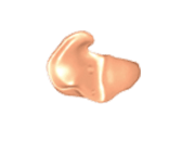 Impronte per apparecchi acustici: conca piena