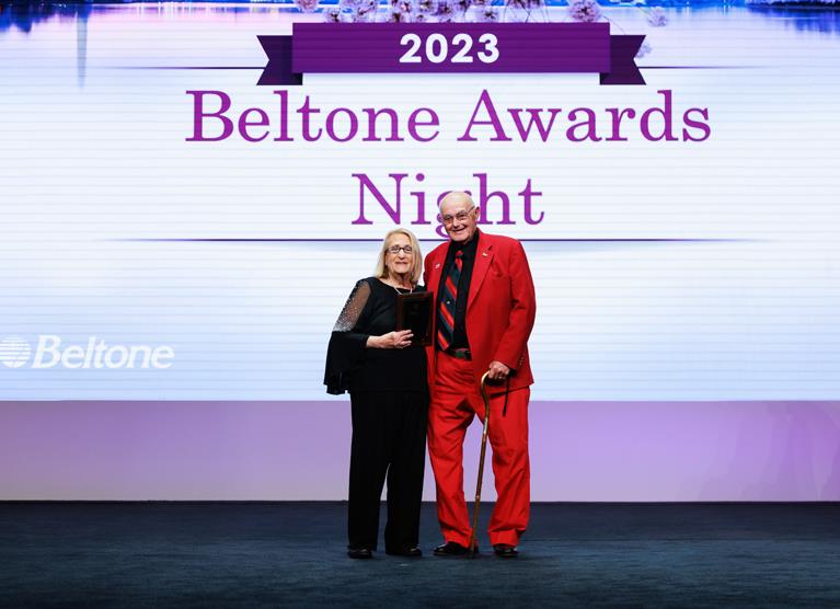 beltone awards night 2024 presenters on stage