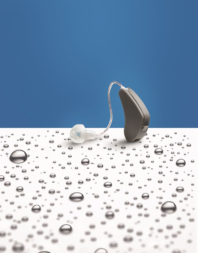 Beltone HPF80 NanoBlock water droplets